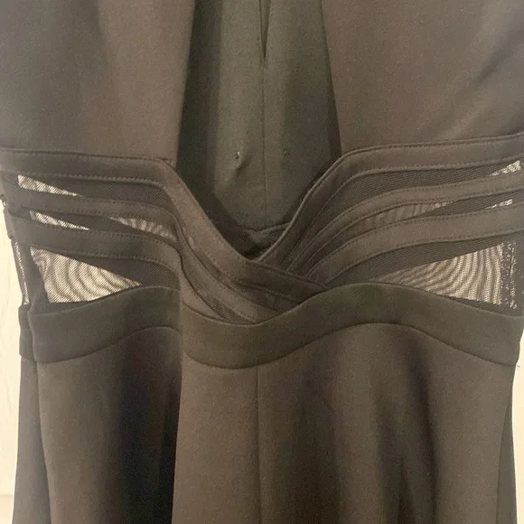 RESERVED Morgan and Company high neck fit and flare dress- 5 - Picture 11 of 14